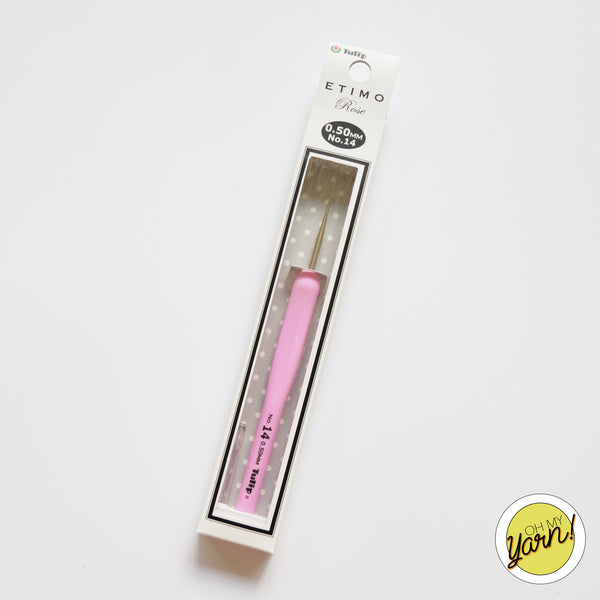TULIP Etimo Rose Steel Individual Crochet Hooks