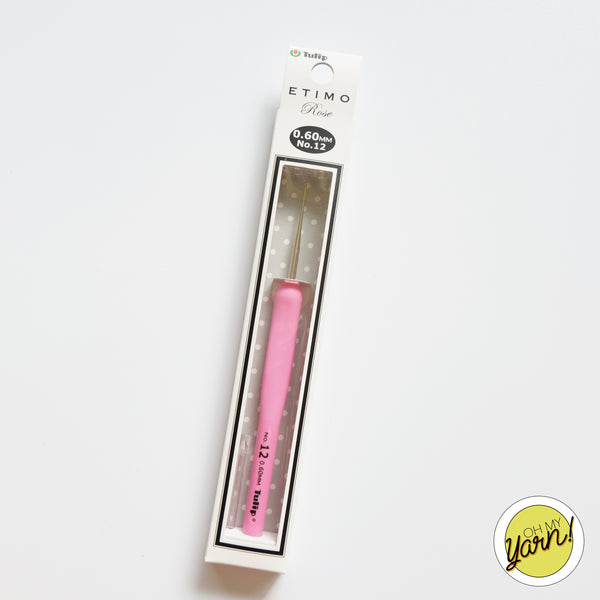 TULIP Etimo Rose Steel Individual Crochet Hooks
