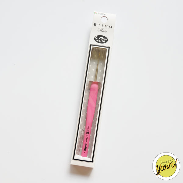 TULIP Etimo Rose Steel Individual Crochet Hooks