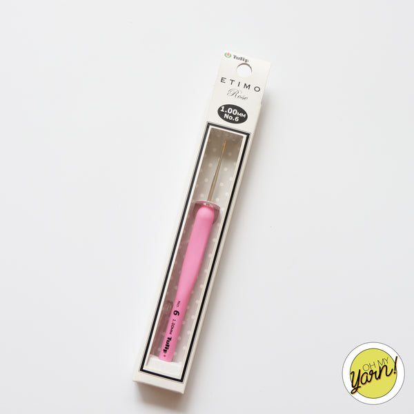 TULIP Etimo Rose Steel Individual Crochet Hooks