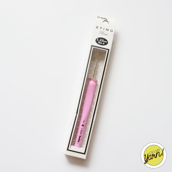 TULIP Etimo Rose Steel Individual Crochet Hooks