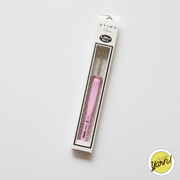 TULIP Etimo Rose Steel Individual Crochet Hooks