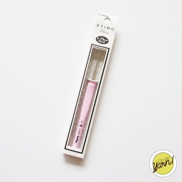 TULIP Etimo Rose Steel Individual Crochet Hooks