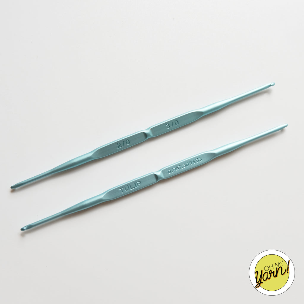 HOT HRNWI ORIGINAL: Sorbet Tulip Double Ended Crochet Hooks from Japan