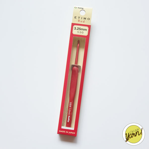 TULIP Etimo Red Individual Crochet Hook