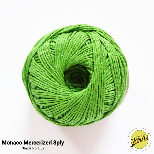 MONACO 8ply Mercerized Crochet Cotton